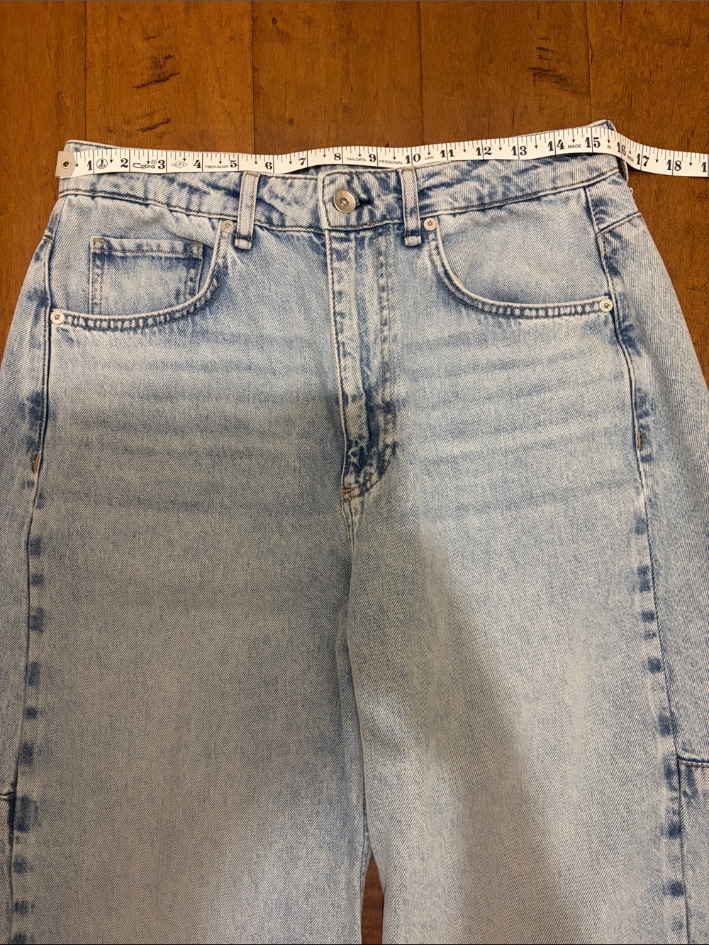 rag & bone Chase High-Rise Barrel Jean Oconee Boho Size 29 - Picture 8 of 12